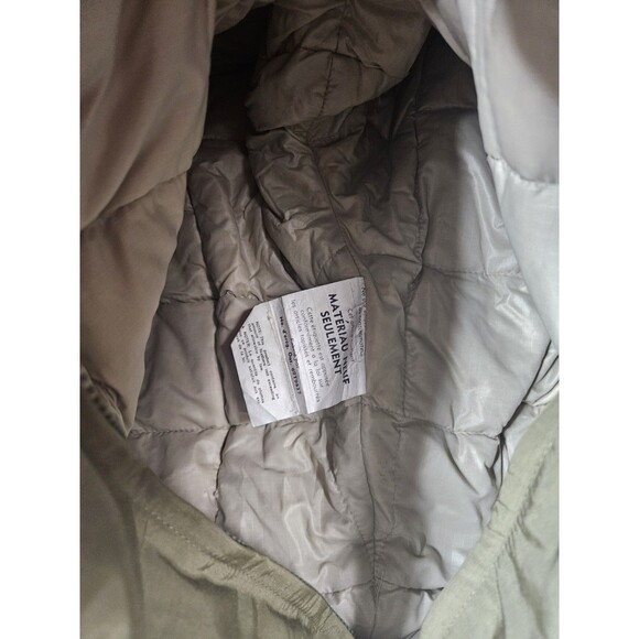 VINTAGE Eddie Bauer Down Bib Insulated Quilted Overall Green Medium Canada Made - Picture 13 of 13